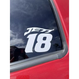 719 Designs Jett Lawrence 18 Honda Die-cut Sticker, Buy 2 Get 1 FREE
