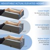 KingPavonini 4-Height Adjustable Leg Elevation Pillows for After Surgery, Injuries,