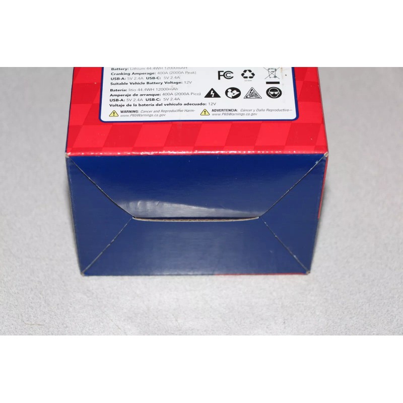 Duralast GL056WA 2000 Peak Amps Jump Starter+ USB Power Pack