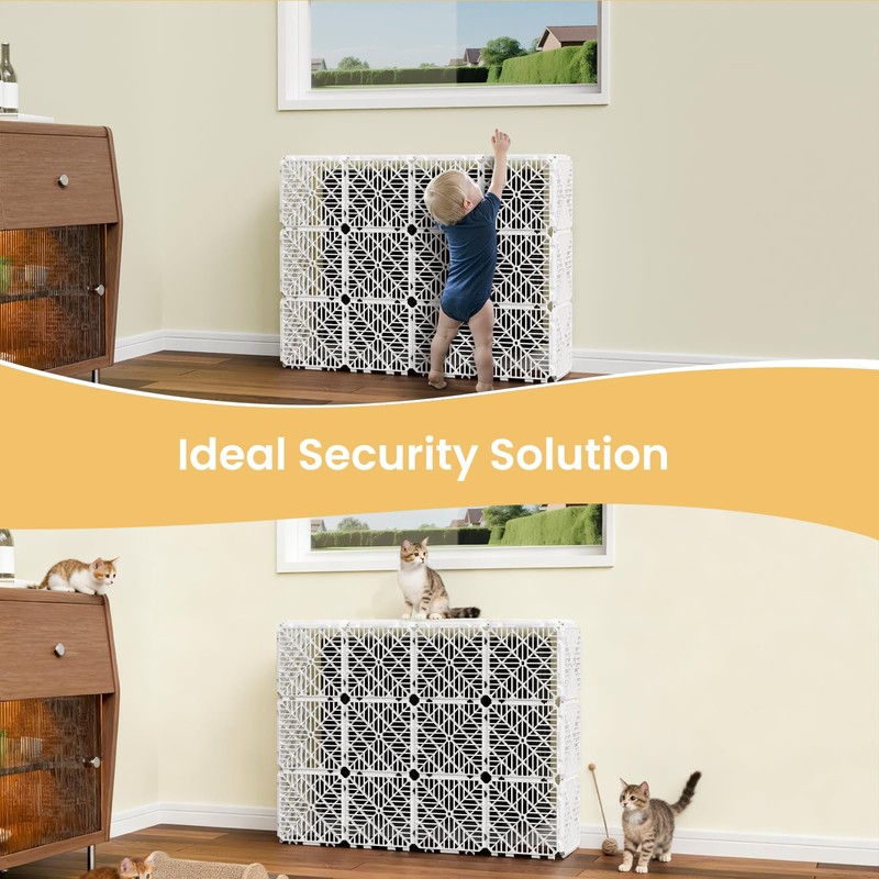 Somcthao 12-Pack Radiator Cover for Home - Safety Easy Snap