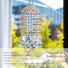 Crystal Chandelier Wind Chimes Suncatcher Pendant, Aurora Light Catcher for
