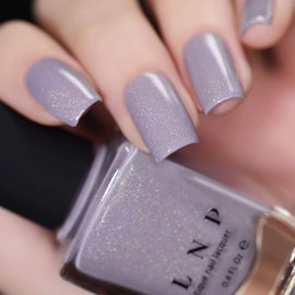 ILNP ASAP - Soft Lavender Blue Neutral Nail Polish, Subtle Holographic, Chip Resistant, 7-Free, Non-Toxic, Vegan, Cruelty Free, 12ml