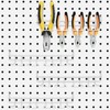 Coume 4 Pieces Pegboard Screwdriver Holders, Stainless Steel Pegboard Pliers