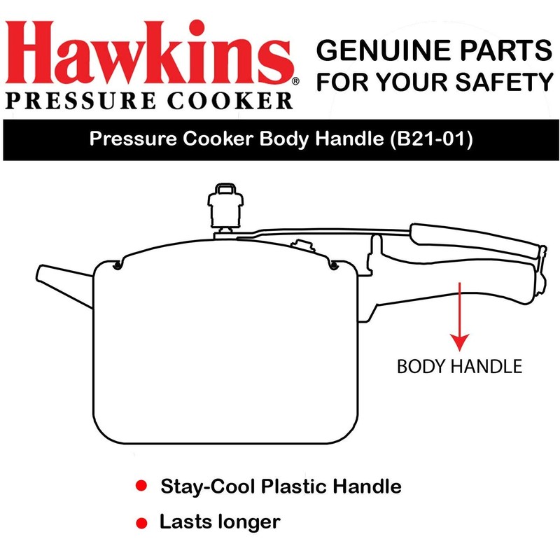 Body Handle for All Hawkins Pressure Cooker for B11-01