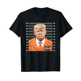 Funny Trump 2024 Prisoner Mugshot T-Shirt