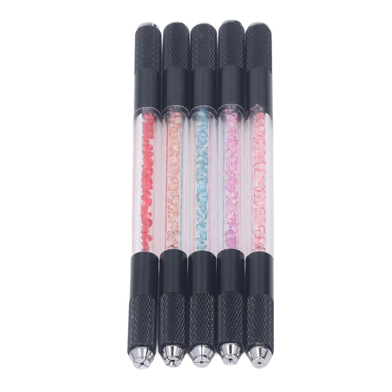 5pcs Microblading Hand Tools Professional Dual Head Manual Tattoo Pen