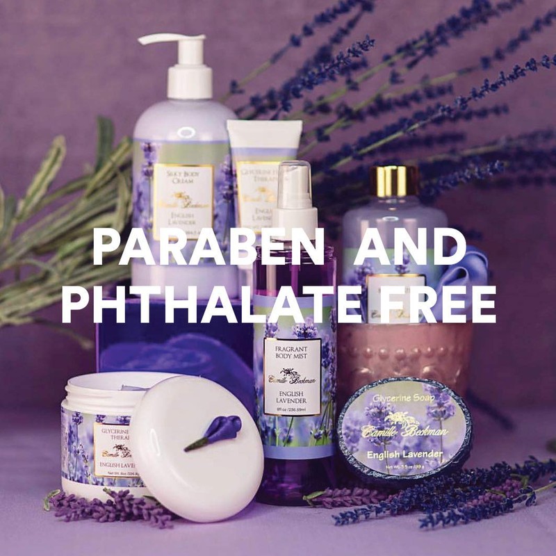 Camille Beckman English Lavender Scented Glycerine Bar Soap for Hands,