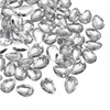 sourcing map 50Pcs 13 x 18 mm Teardrop Rhinestones Acrylic