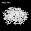 uxcell 2000Pcs Tile Spacers, 2.5mm 3/32" Cross Shape Wall Floor