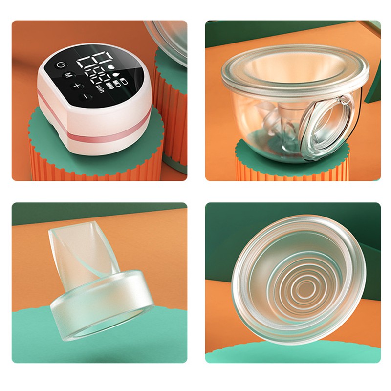 Electric Breast Pump Wearable Hands Free Strong Suction Rechargeable Breastfeeding