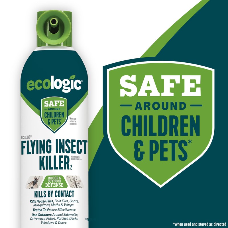 Ecologic Flying Insect Killer, 14 Ounces, Aerosol Formula Made With