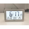 technoline WT497 Modern Digital Alarm Clock, Indoor Temperature, Date, Day