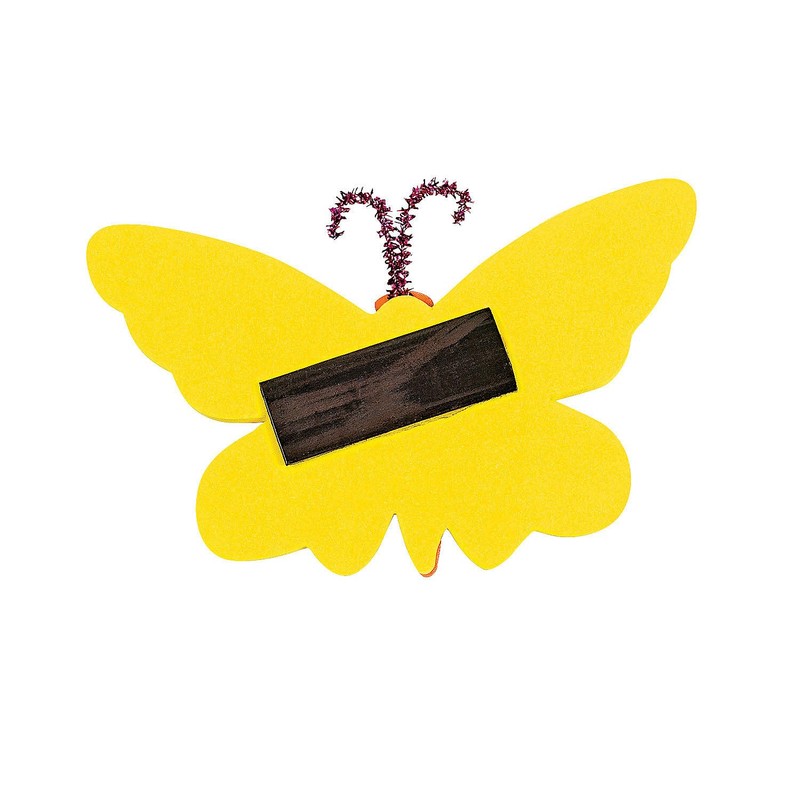 Fun Express Butterfly Magnet Craft Kit - Makes 48