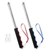 Telescopic Flagpole 200cm 2 Pack Retractable Banner Pole Portable Tourguide