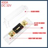 INFINAUTO Car Audio 0 4 8 Gauge Inline ANL Fuse