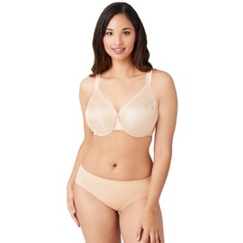 Wacoal womens Slimline Seamless Underwire Minimizer Bra, SAND, 38DDD