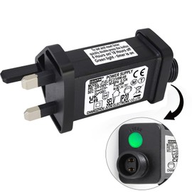 CubePlug 31V6W /4.5W /3.6W Transformer for CZJUTAI JT-EL/FC31V6W /4.5W /3.6W with 8 Modes, Memory & 6 Hour Timer, for Christmas Tree Lights with multifunction botton (6W)