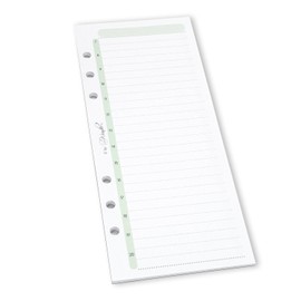 SinnWunder® Notepad with Timeline for 6 Ring Binder A5 (TimeLine)