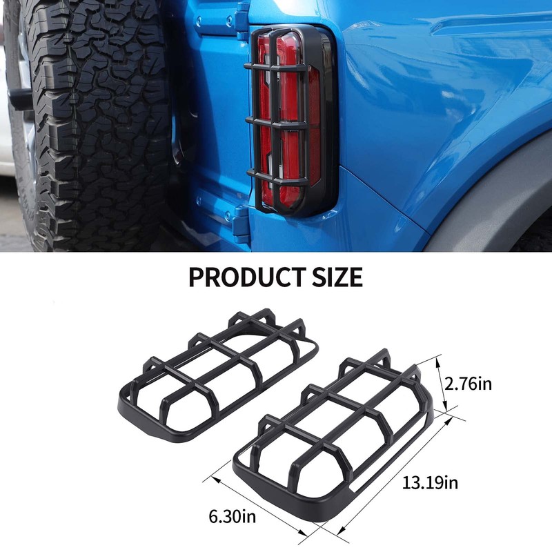 Hoolcar Tail Light Guards Rear Light Cover Protector Compatible with