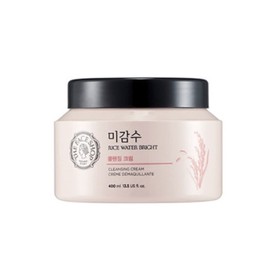 THE FACE SHOP Rice Water Rice Bran Bright Cleansing Cream 400ml Mild Face Wash / 더페이스샵 미감수 쌀겨 브라이트 클렌징크림 400ml 순한세안