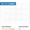 1.5 x 1.5 Square Label - Pack of 600 Labels,