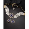 Aheli Kundan Pearl Choker Multi Layered Collar de cuentas Pendientes