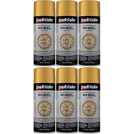 Sherwin-Williams Company Duplicolor High Performance Matte Gold Wheel Paint (12 oz) - 6 Pack