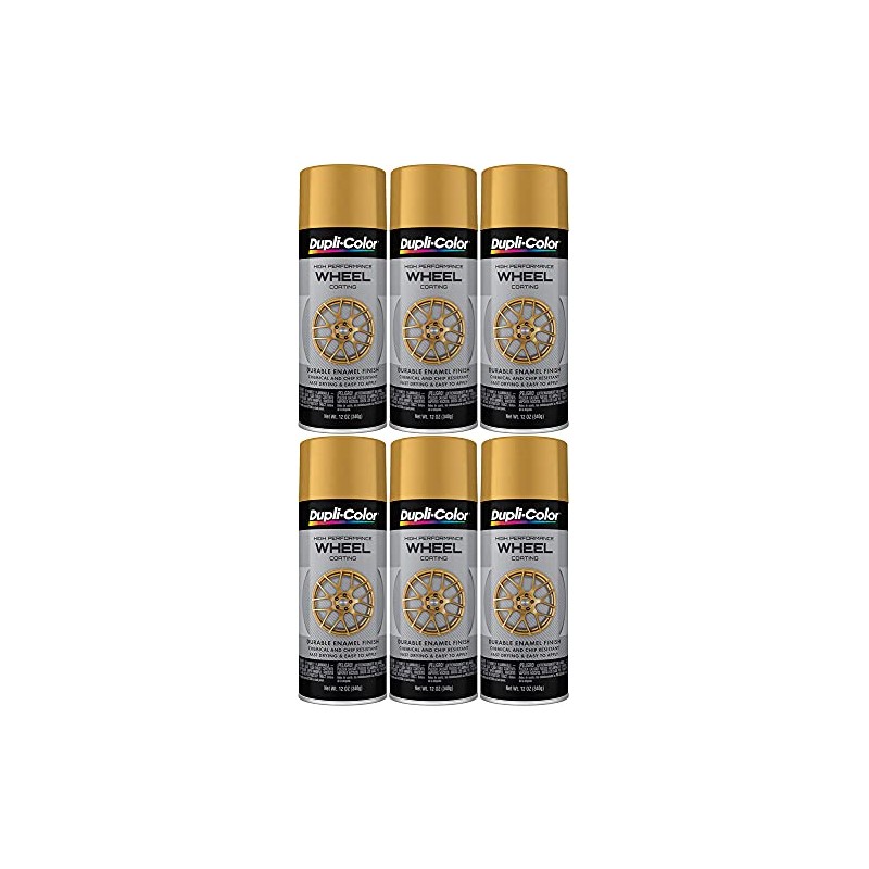 Sherwin-Williams Company Duplicolor High Performance Matte Gold Wheel Paint (12
