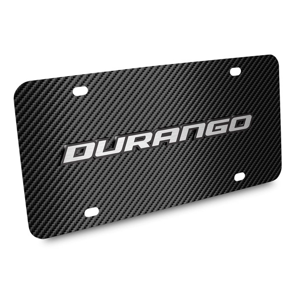 iPick Image for Dodge Durango 3D Logo on Black Carbon