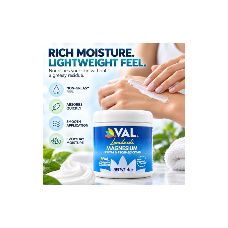 VAL “Val Zechstein Fórmula De Cloruro De Magnesio, Eczema, Psoriasis,