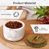 RAETTER.LY Salt and Pepper Bowl, Marble Salt Cellar and Spices