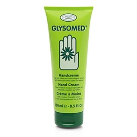 Glysomed Handcreme für trockene Haut 250 ml Tube intensive Formel mit Bisabolol aus Kamille reichhaltig feuchtigkeitsspendend für rissige Hände zieht gut ein