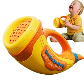 Animal Caller Toy, Electric Horn Toy, Educational Hunting Toys, Loud Noisy Toys, Animal Sound Toy, Interactive and Fun Educational Play Experience Encourages Active Play Perfect for Kids 3+ (Yellow)