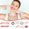 SPOKKI 4 Pairs of Fake Teeth, False Teeth Veneers, Cosmetic