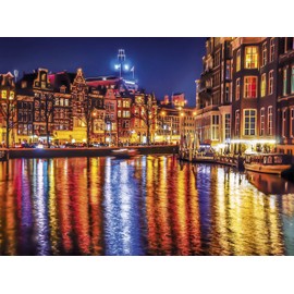 Clementoni Amsterdam 500 Piece Jigsaw Puzzle for Adults (Square Box)