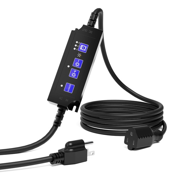 OHLUX Outdoor Dimmer for String Lights, 360W Dusk to Dawn