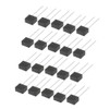 uxcell 20Pcs DIP Mounted Miniature Square Slow Blow Micro Fuse