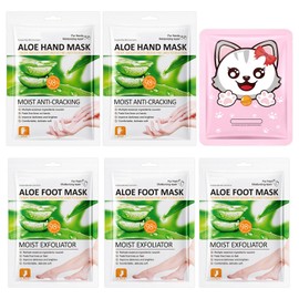 Foot Mask Socks Foot Mask Socks Foot Mask Foot Mask Foot Mask Foot Mask Foot Peel Mask Foot Mask Foot Mask Anti Callus Socks Foot Mask Socks with 2 Hand Masks + 1 Cat Claw Hand Mask