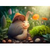CALVENDO Puzzle Magic Forest Snail | 1000 Pieces Size 25"