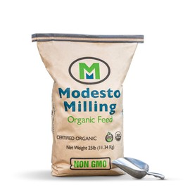 Modesto Milling Organic, Non GMO Rabbit & Chinchilla Pellets, 25 lbs; Item# 5044