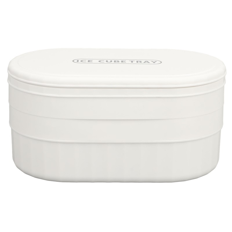 Ice Cube Tray 72 Cubes Storage Box Easy Press Large