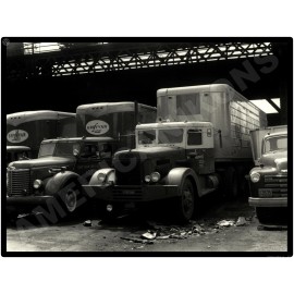 1949 Peterbilt Trucks New Metal Sign: Truck Creamery & Greyvan Sleeper Cabs Chic