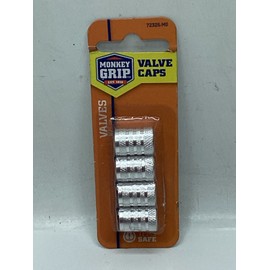 Monkey Grip 3 Packs of 4 Monkey Grip Aluminum 5/8 Inch Tire Valve Stem Caps 72326-MG