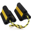 Vacallity Wheel Chocks for RV Trailer Car Truck, Upgrade Rubber