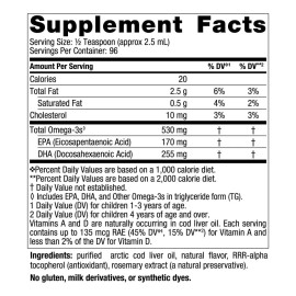 Childrens Dha para niños de 1 a 6 Años Fresa 8 Oz Nordic Naturals 237mL