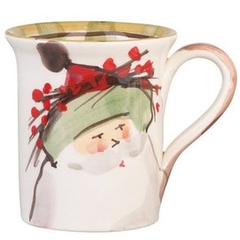Vietri Old St. Nick Mug - Green Hat
