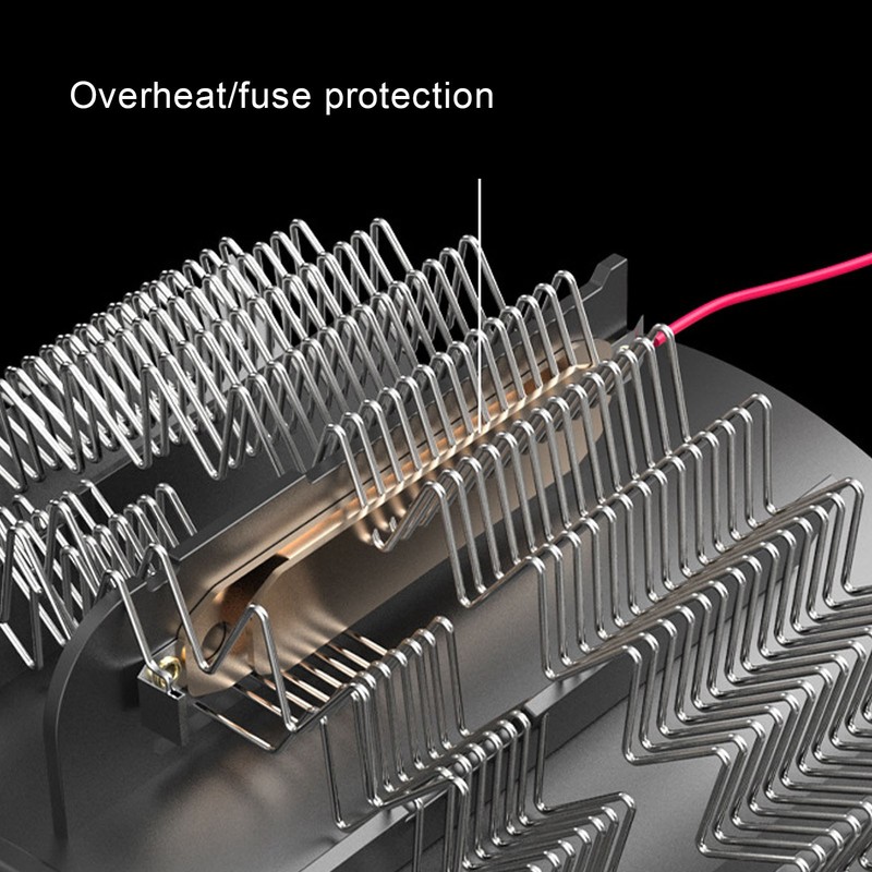 Portable Electric Heater Fast Heating Safe Silent Compact Desk Heater