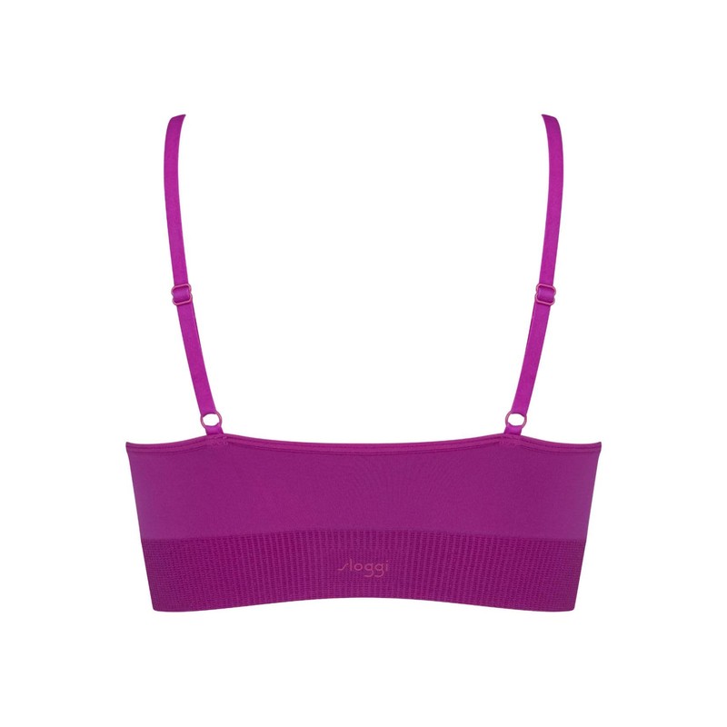 Sloggi Women's Ever Infused Multi VIT Bralette Bra, Violet