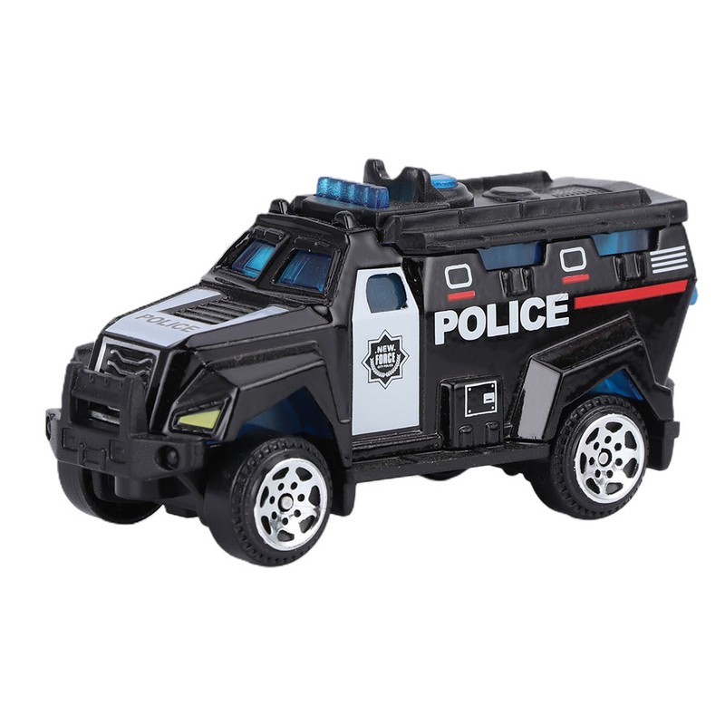 6pcs 1:64 Engineering Car Model Alloy Simulation Vehicle Car Model