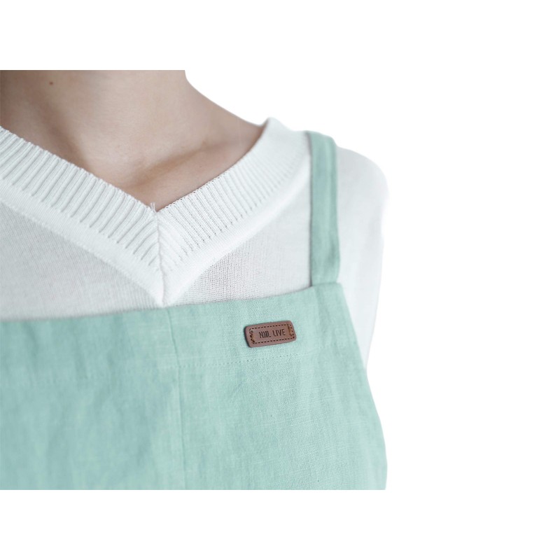 Stickling Premium Ramie Apron Made of 100% Natural Fibre with